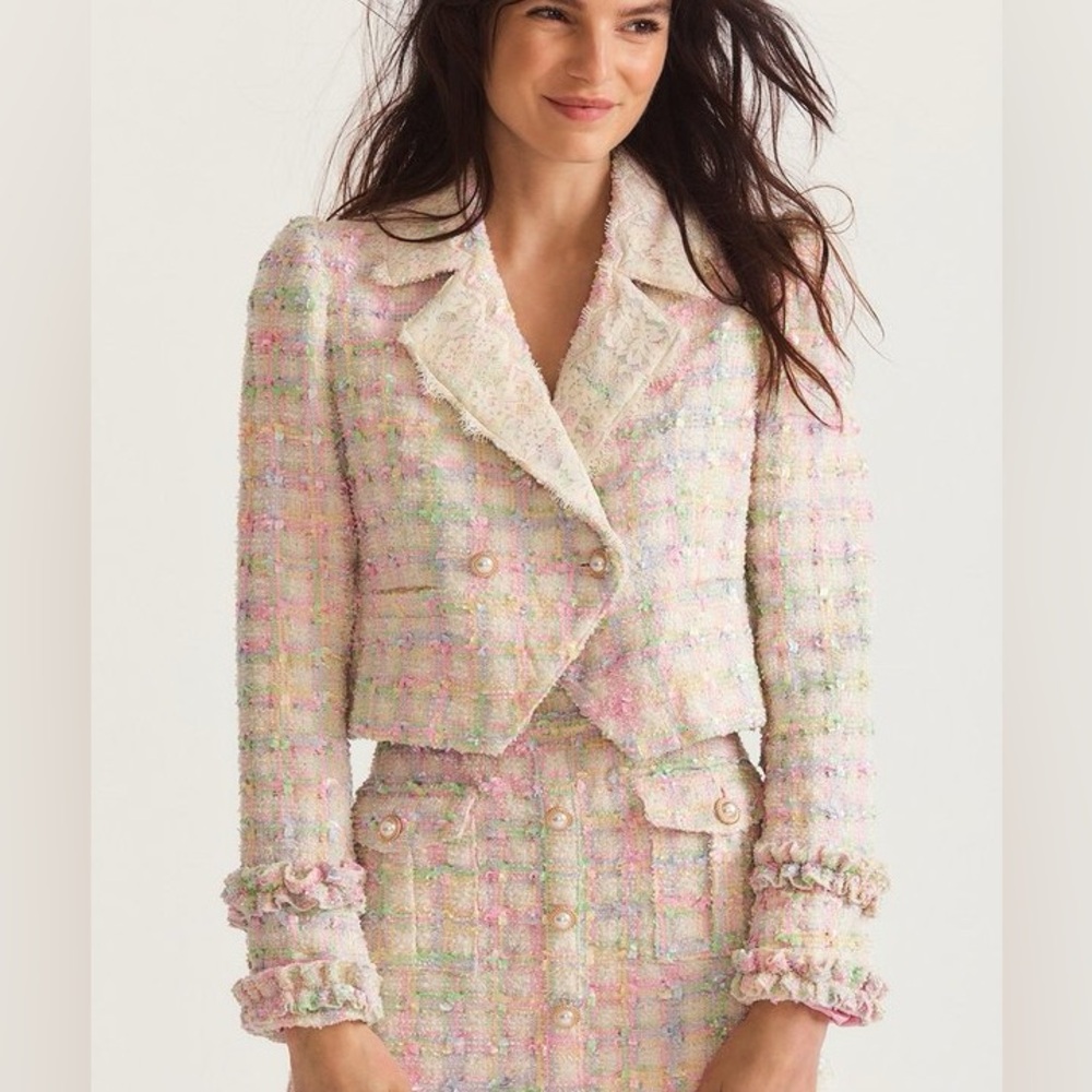 Loveshackfancy Patrick Jacket - Pink Dream - image 4